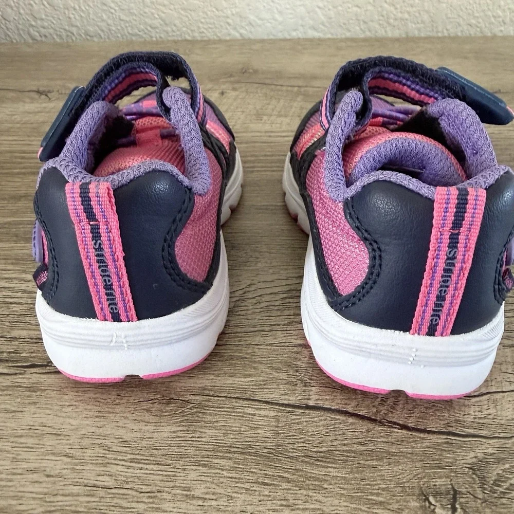 Stride Rite Girls M2P Journey Player Pink Purple Sneaker Shoes Toddler Size 4.5M